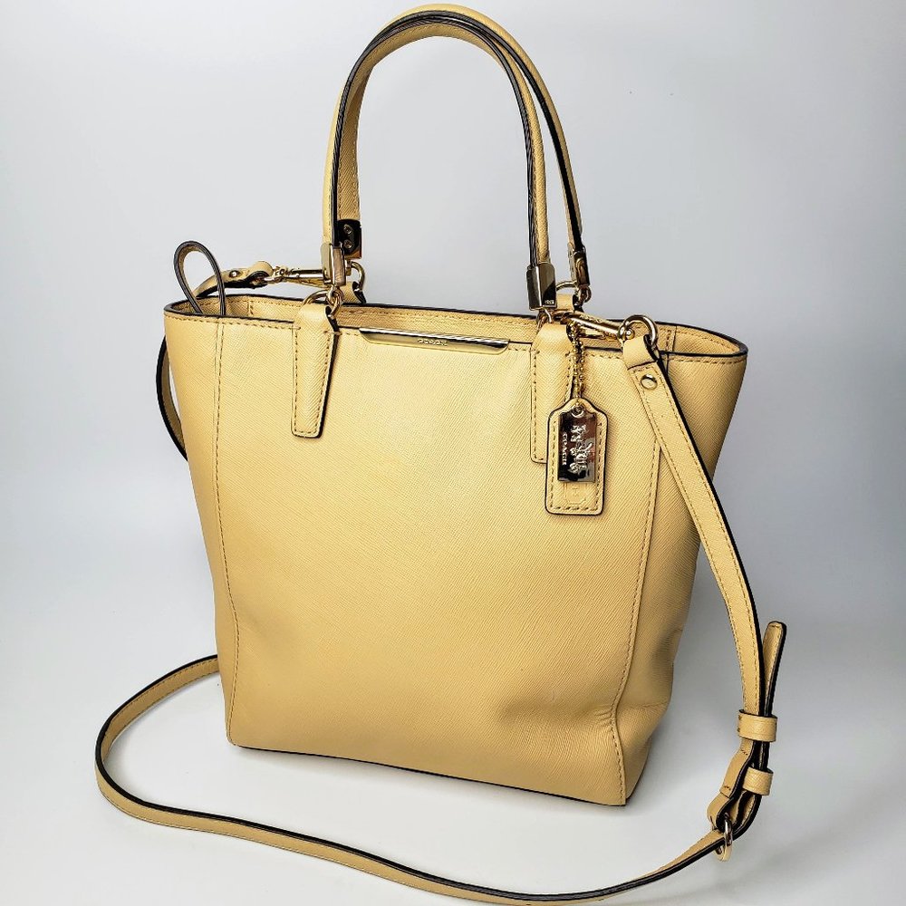 Coach Madison Leather Tote Style Crossbody Purse